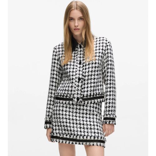 Veste En Bouclé Pied--poule, , --, Taille: 38 - Karl Lagerfeld - Modalova