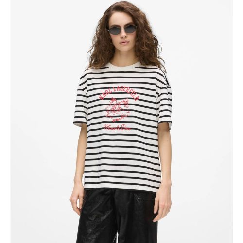 T-shirt À Rayures Choupette Muse Ikon, , , Taille: Xs - Karl Lagerfeld - Modalova