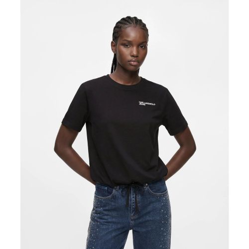 T-shirt Noué Sur Le Bas, , , Taille: Xs - KL Jeans - Modalova