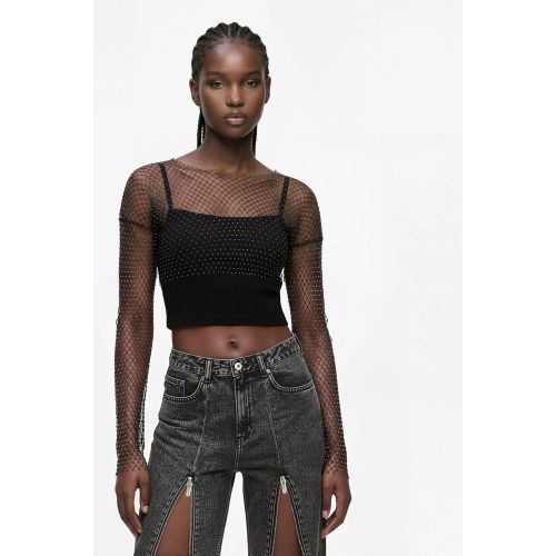 Haut En Mesh Effet Cotte De Mailles, , , Taille: S - KL Jeans - Modalova