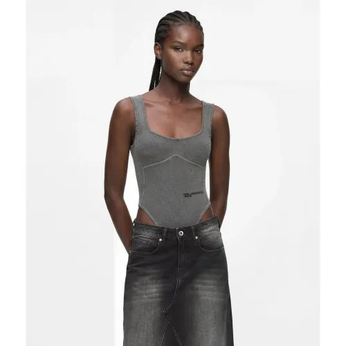 Body Effet Délavé, , , Taille: Xs - KL Jeans - Modalova