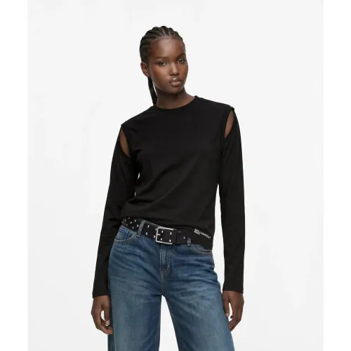 Haut À Manches Longues Avec Découpes, , , Taille: Xs - KL Jeans - Modalova