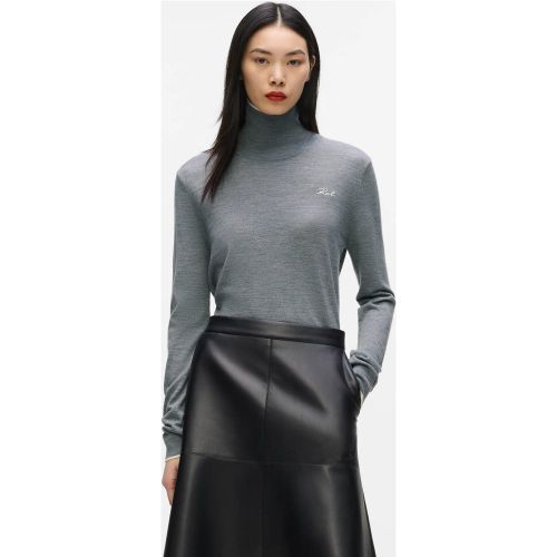 Pull À Col Roulé En Laine, , , Taille: Xs - Karl Lagerfeld - Modalova