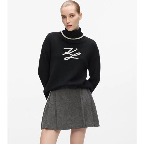 Pull À Col Roulé En Soutache, , /, Taille: Xs - Karl Lagerfeld - Modalova