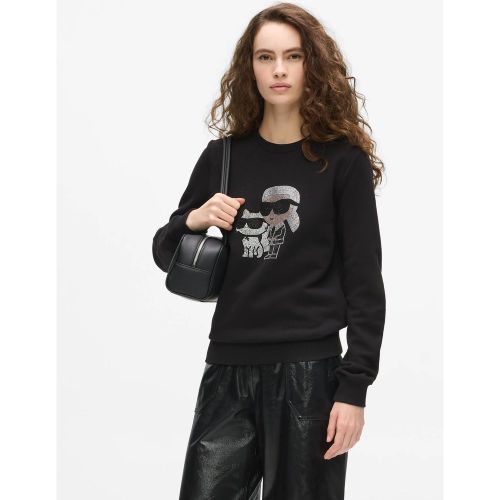 Sweat-shirt À Strass Ikon, , , Taille: Xs - Karl Lagerfeld - Modalova