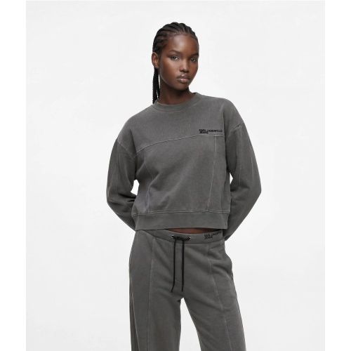 Sweat-shirt Boxy Effet Délavé, , , Taille: Xs - KL Jeans - Modalova
