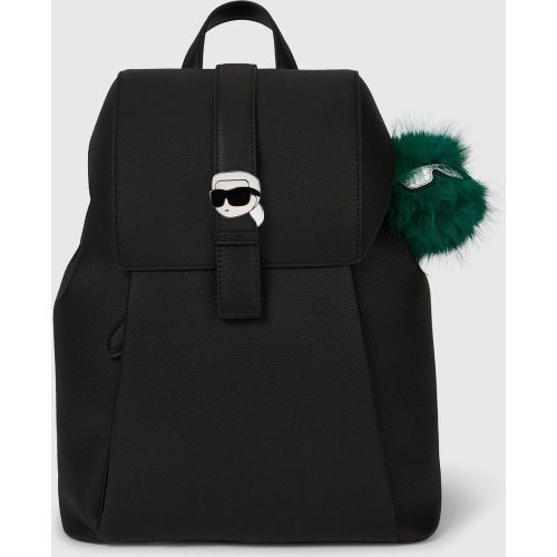 Sac À Dos Ikon Pebble Avec Breloque, , , Taille: One Size - Karl Lagerfeld - Modalova
