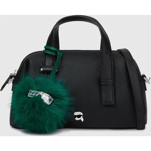 Petite Sacoche Ikon Pebble Avec Breloque, , , Taille: One Size - Karl Lagerfeld - Modalova