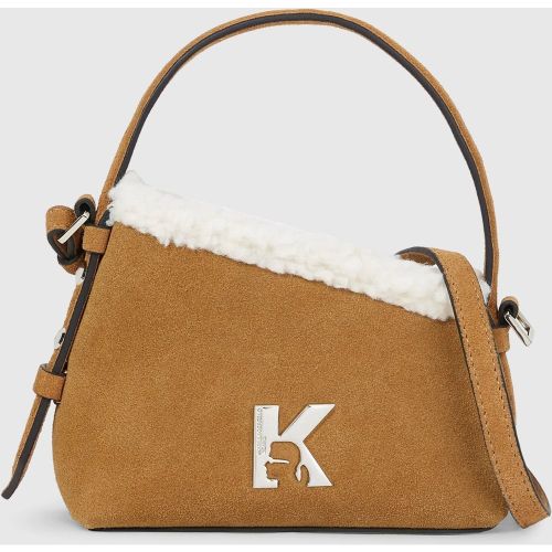Mini-sac À Bandoulière Geo En Daim, , , Taille: One Size - KL Jeans - Modalova