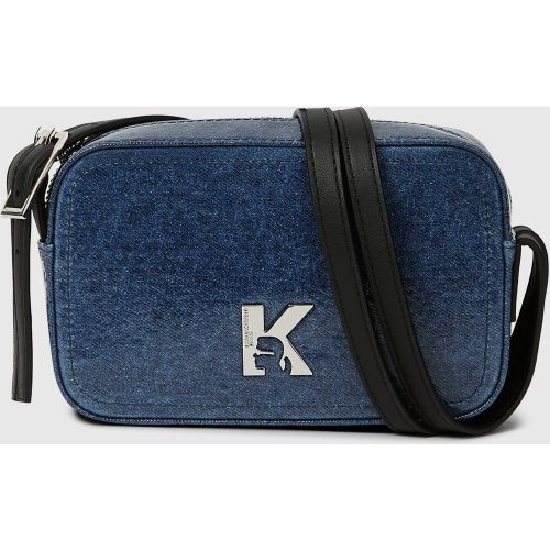 Sac Caméra En Denim À Logo K, , , Taille: One Size - KL Jeans - Modalova
