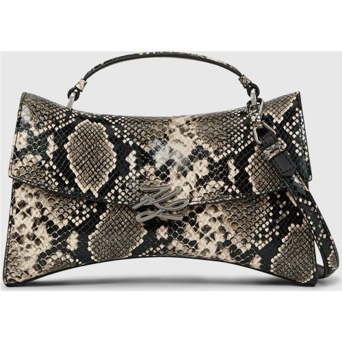 Sac À Main En Python K/autograph Twist Avec Anse Supérieure, , , Taille: One Size - Karl Lagerfeld - Modalova