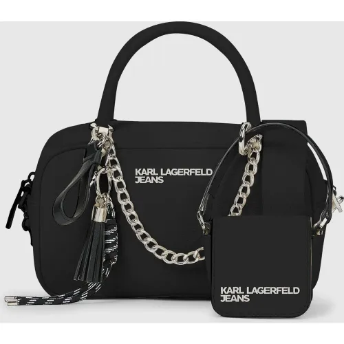 Sac À Bandoulière Avec Poignée Supérieure Et Breloques, , , Taille: One Size - KL Jeans - Modalova