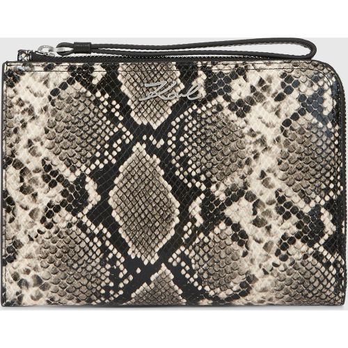 Pochette De Voyage K/signature En Python, , , Taille: One Size - Karl Lagerfeld - Modalova