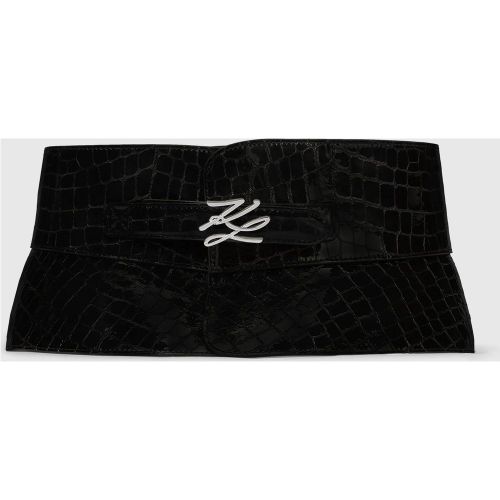 Ceinture Corset K/autograph En Croco, , , Taille: 65 - Karl Lagerfeld - Modalova