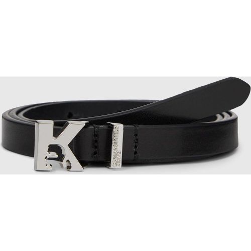 Ceinture En Cuir À Logo K, , , Taille: 65 - KL Jeans - Modalova