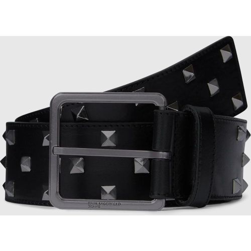 Ceinture Cloutée En Cuir Avec Des Clous, , , Taille: 65 - KL Jeans - Modalova