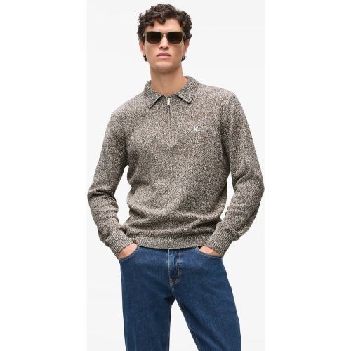 Polo Manches Longues À Fermeture Zippée, , Sac À Provisions, Taille: Xs - Karl Lagerfeld - Modalova