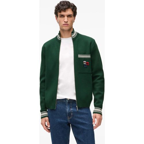 Veste Zippée En Maille Ikon, , , Taille: Xs - Karl Lagerfeld - Modalova