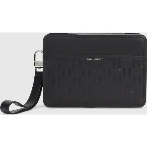 Pochette En Cuir K/loom, , , Taille: One Size - Karl Lagerfeld - Modalova