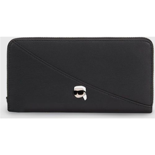 Portefeuille Long Lisse Ikon, , , Taille: One Size - Karl Lagerfeld - Modalova