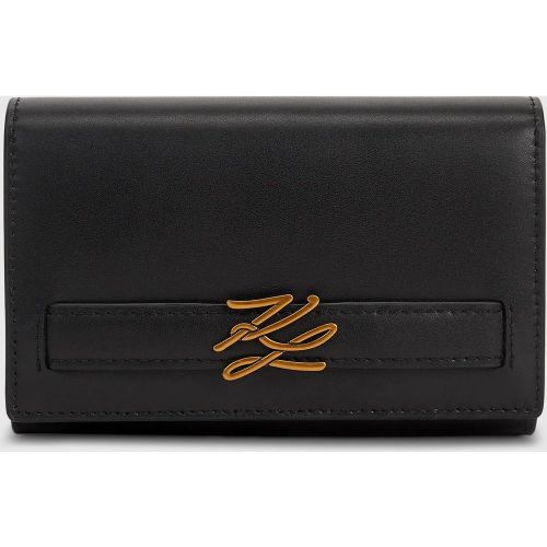 Portefeuille À Rabat De Taille Moyenne K/autograph, , /, Taille: One Size - Karl Lagerfeld - Modalova