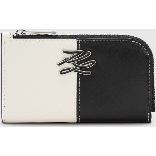 Portefeuille À Double Rabat Courbé K/autograph, , /, Taille: One Size - Karl Lagerfeld - Modalova