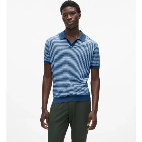 Polo En Maille À Rayures, , , Taille: S - Karl Lagerfeld - Modalova