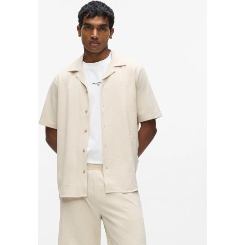 Chemise À Manches Courtes Monogram, , , Taille: M - Karl Lagerfeld - Modalova