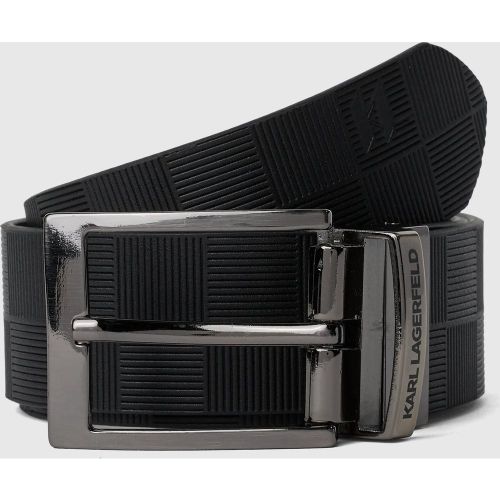 Ceinture Réversible À Motif Damier, , , Taille: 80 - Karl Lagerfeld - Modalova