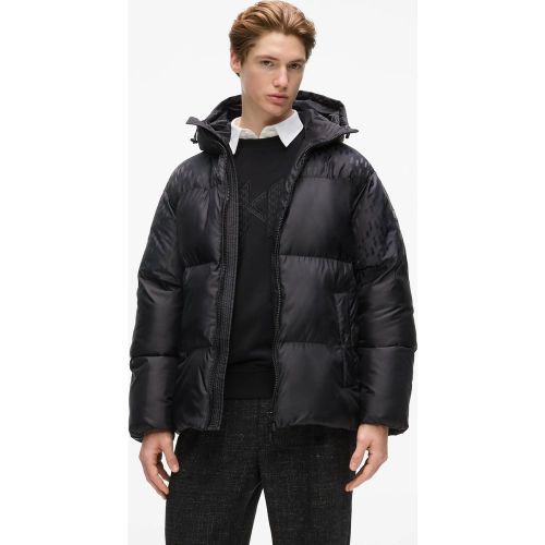 Doudoune À Empiècement Monogram, , , Taille: 46 - Karl Lagerfeld - Modalova