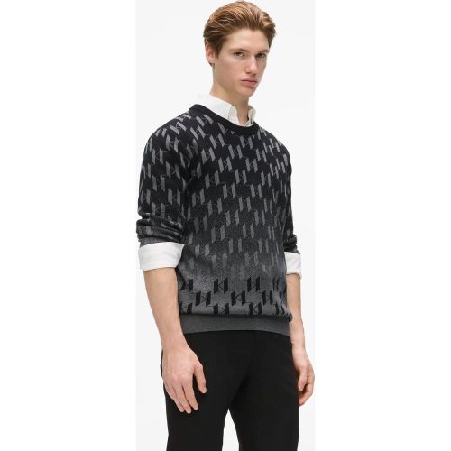 Pull Monogram À Effet Dégradé, , , Taille: S - Karl Lagerfeld - Modalova