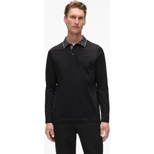 Polo À Col Monogram, , , Taille: Xs - Karl Lagerfeld - Modalova