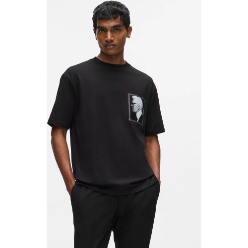 T-shirt Décontracté Avec Portrait De Karl, , , Taille: Xs - Karl Lagerfeld - Modalova