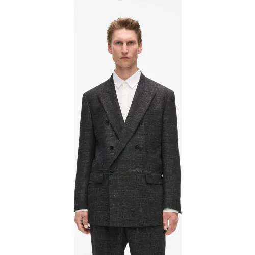 Veste De Costume Texturée À Double Boutonnage, , , Taille: 46 - Karl Lagerfeld - Modalova