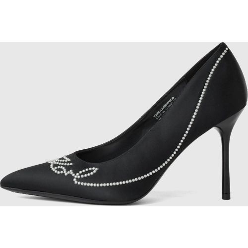 Escarpins À Talons Sarabande Ornés De Perles Fantaisie, , , Taille: 35 - Karl Lagerfeld - Modalova
