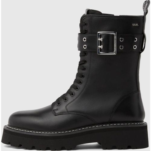 Bottes À Lacets Et Boucle Kyla, , , Taille: 35 - Karl Lagerfeld - Modalova