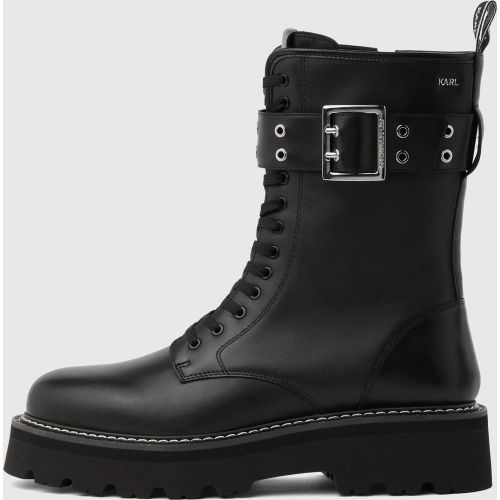 Bottes À Lacets Et Boucle Kyla, , , Taille: 35 - Karl Lagerfeld - Modalova