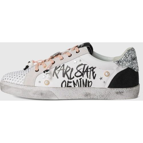 Baskets Cloutées Avec Citation Skool Karl, , /, Taille: 35 - KL Jeans - Modalova