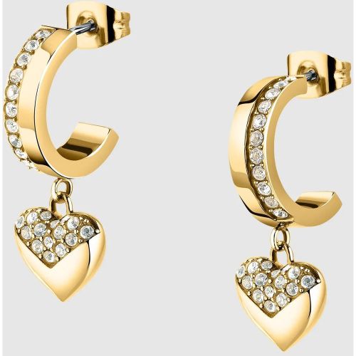 Créoles Avec Cœur, , , Taille: One Size - Karl Lagerfeld - Modalova