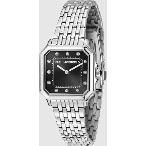 Montre Carrée Avec Logo, , , Taille: One Size - Karl Lagerfeld - Modalova