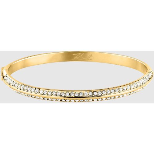 Bracelet Jonc À Cristaux, , , Taille: One Size - Karl Lagerfeld - Modalova