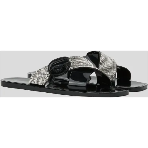Mules Strass Ikon Nft Jelly, , /, Taille: 35 - Karl Lagerfeld - Modalova