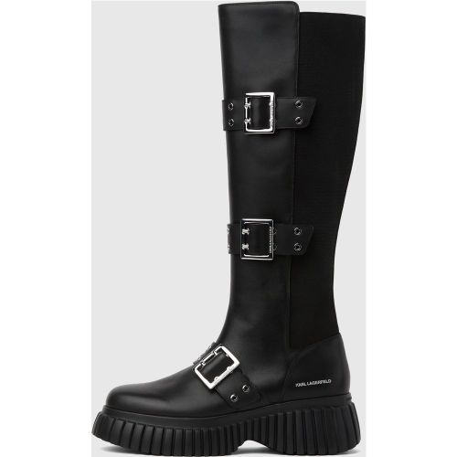 Bottes Compensées À Triple Boucle Kreeper, , /, Taille: 35 - Karl Lagerfeld - Modalova