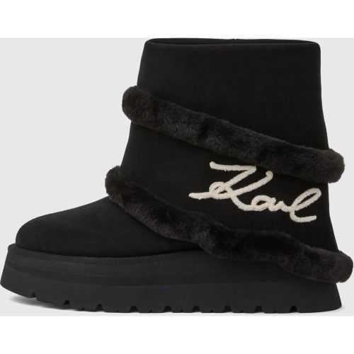 Bottes À Revers Rabattu Skylar, , , Taille: 35 - Karl Lagerfeld - Modalova