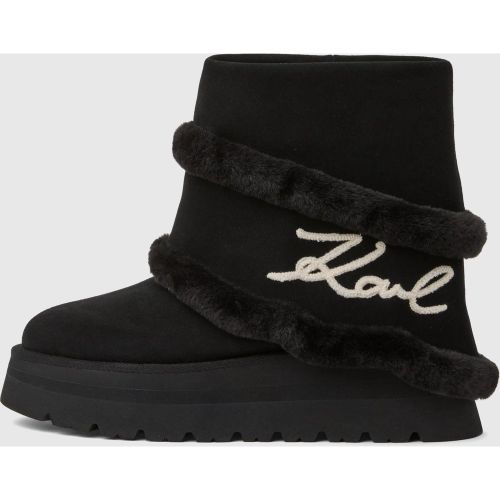 Bottes À Revers Rabattu Skylar, , , Taille: 35 - Karl Lagerfeld - Modalova