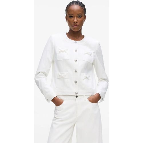 Veste Avec Nœud Papillon Sans Col, , , Taille: 38 - Karl Lagerfeld - Modalova