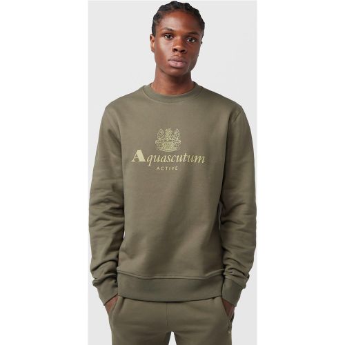 Active Big Logo Sweatshirt - Aquascutum - Modalova