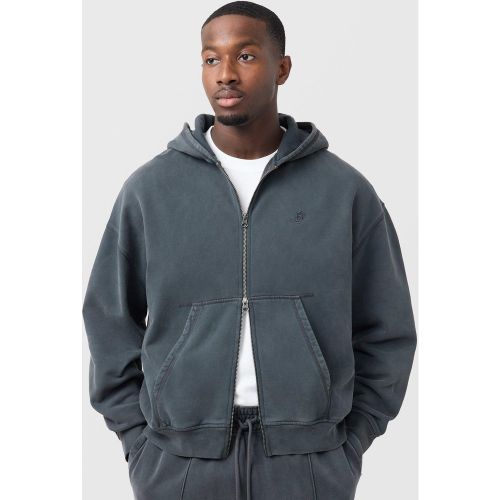 Sweat à capuche zippé Rockwell - Home Grown - Modalova
