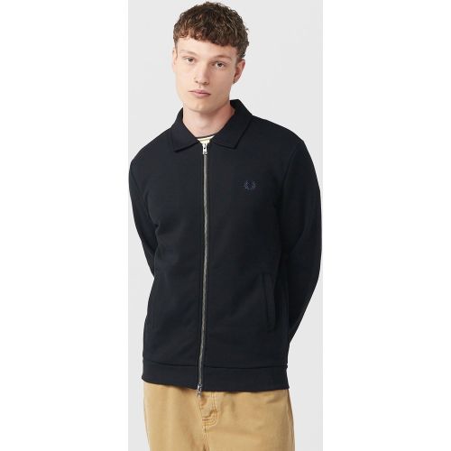 Zipped Collar Crew Shirt - Fred Perry - Modalova