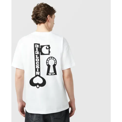Carhartt WIP Locked T-Shirt, White - Carhartt WIP - Modalova